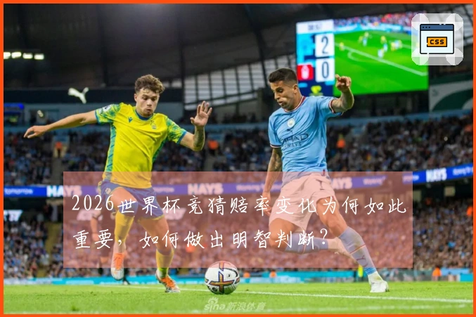 2026世界杯竞猜赔率变化为何如此重要，如何做出明智判断？